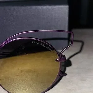 Dita Believer purple sunglasses- never used NEW DITA BELIEVER 23008 A-GLD 18K GOLD PURPLE AUTHENTIC  main image 3